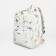 Young backpack from textiles on lightning, 3 pockets, beige color