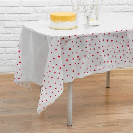 Tables "Stars" color red, 137*220 cm