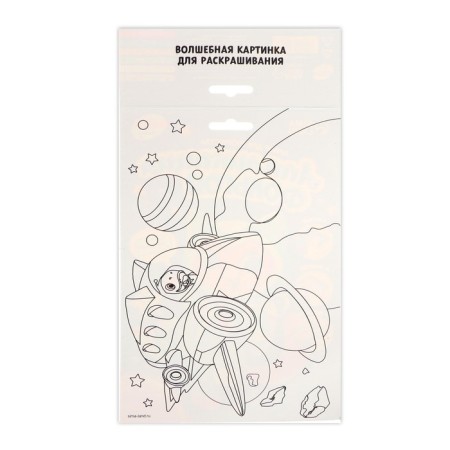 Set for creativity. Application by foil "Cat in space"-4