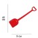 Hape sand shovel, red color