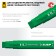 Marker-painting Zubble MK-1500 06329-4, extract volume, flat, green, 8-15 mm