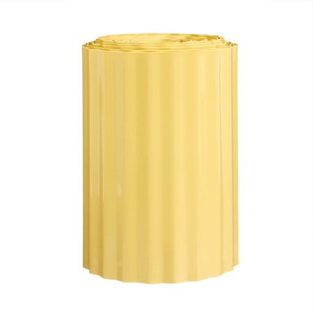 Border tape, 0.2 × 9 m, thickness 0.6 mm, plastic, corrugation, yellow, Greengo-6