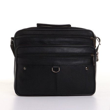 Male bag, black color