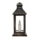 Nightlight 48119/1 "candle" batteries 3haaa black with a golden patina 8x8x18 cm Risalux