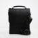 Male bag on the Textura valve, external pocket, black color
