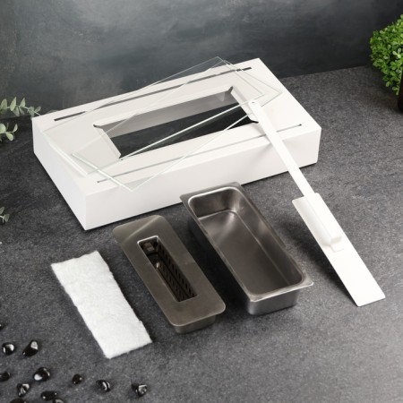 Desktop bio -rock 35x18x15cm, white-1