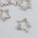 Carabine Metal "Star" silver 2.6x2.6 cm