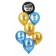 Bouquet of balls to the “best man”, latex, foil, set: 7 pcs., Mix