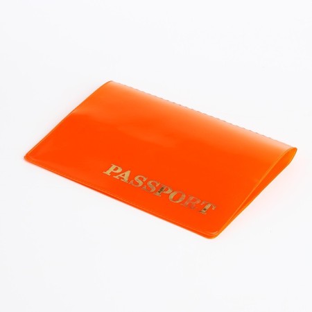 Passport cover, orange color-3