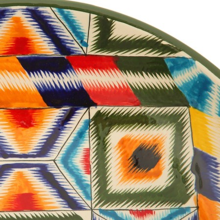 Lryagan Round Rishtan Ceramics, 41cm Mix-8