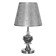 Valencia table lamp E27 40W chrome 25x25x42 cm Risalux