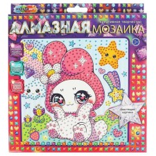 Set for children's creativity, diamond mosaic 