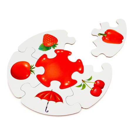 Puzzle-Loto "Studying", 5 puzzles, 30 elements-2
