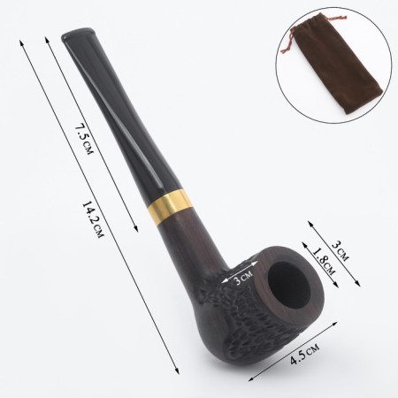 Cooling tube for tobacco "Commander premium", classic, 14.6 x 4.6 x 3.5 cm