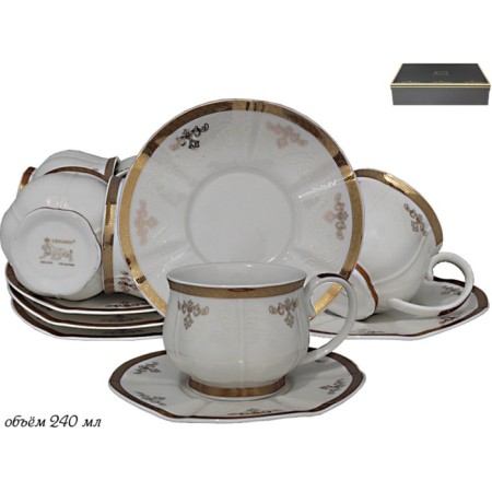 Tea set of Lenardi Empire, 240 ml, 12 items