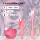 Cosmetic set for masks, 3 objects, color mix