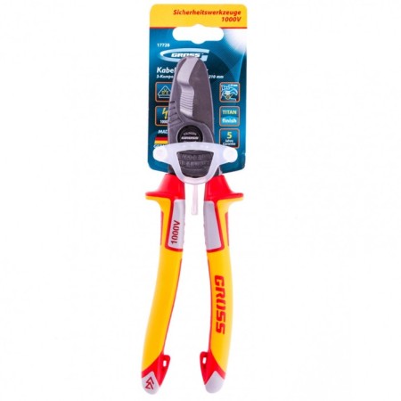 Gross 17728 cables, three -component dielectric handles up to 1000 V, 210 mm-3