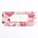 Gift box for tiles of chocolate, without a window "Spring bouquet", 17 x 8 x 1.4 cm