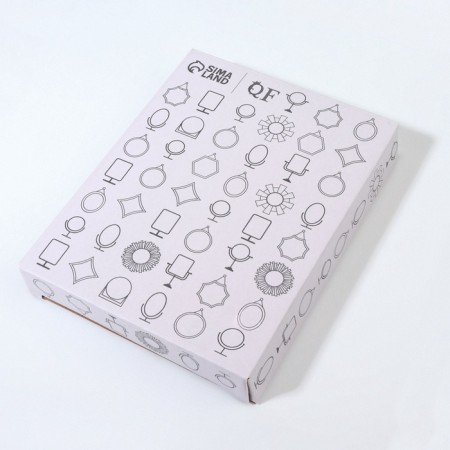 The mirror is desktop, bilateral, with an increase, D mirror surface 12.5 cm, silver color-3