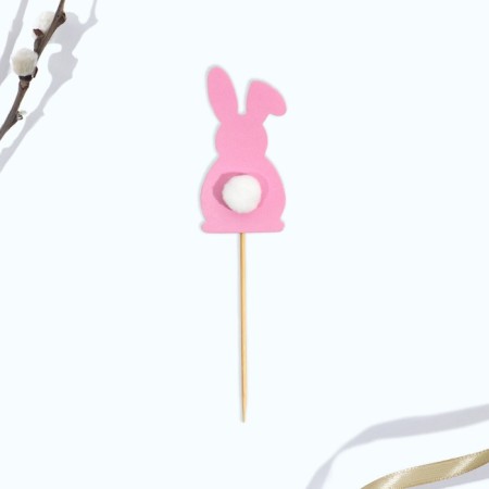 Topper for decorating the cake "Rabbit", 6 x 19 cm-2