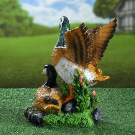Garden figure "Duck with Selezem" 35cm-5