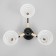 Chandelier 1087/3BK 40W E27 Black-light wood 52x52x28 cm Bayerlux
