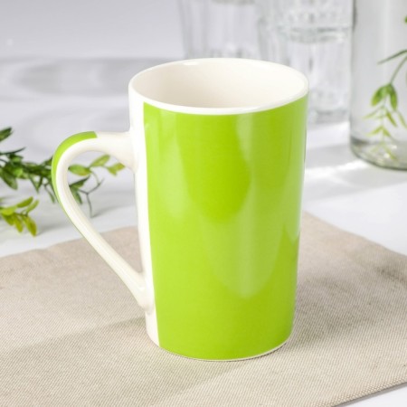 Porcelain share mug "Girl in flowers", 380 ml ㅤ-1