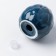 List and Solonka from ceramics "Artichoke", white and blue 6 x 6.5 cm, white-blue color