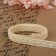 Knitted lace, 10 mm × 15 ± 1 m, beige color