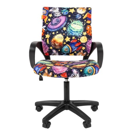 Children's chair Chairman Kids 103 UFO fabric LT, black-1