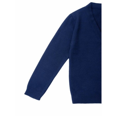 Knitted cardigan for a boy Pure Love, height 140 cm, blue color-8