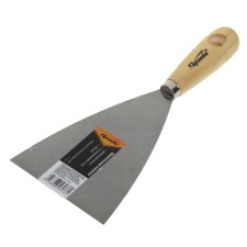 Magar spatula Sparta, 100 mm, stainless steel, handle tree