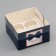 Box for 4 cupcakes with a transparent lid, "Male to Ark", 16 × 16 × 10 cm, confectionery packaging