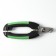 Small side claws with rounded rubber handles, a hole of 8 mm, black with green