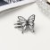 Hair clamp "Dorothea" butterfly, 3.5 cm, black