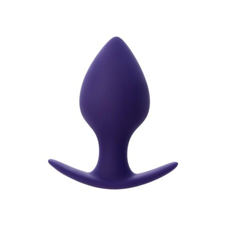 Anal plug Glob, silicone, purple color, 8 cm, d = 4 cm-2