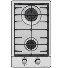 Варочная поверхность MAUNFELD EGHS.32.6CS/G, газовая, 2 конфорки, серебристая