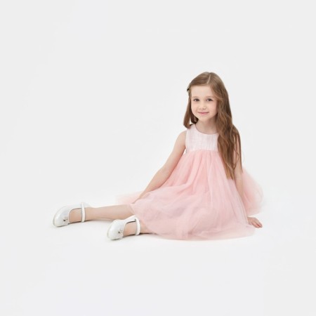 Платье для девочки MINAKU: PartyDress цвет розовый, рост 104-7