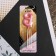 Candle for the cake, the number "8", pink.