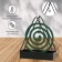 A spiral stand from mosquitoes, for incense, metal, "Terition"