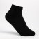 Male socks shortened, black color, size 25