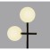 MANTRA CELLAR, G4, 2x5W, 150x225x460 mm table lamp, black color is black