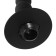 Lake hygienic shower, beads, soft silicone, 1 jet, 13.5 x 3.5 cm, black