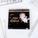 Set of passport cover and keychain "I believe in unicorns"