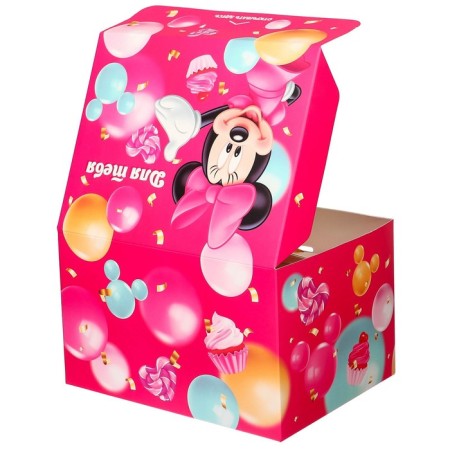 Gift box-boom, folding, 20x15x12.5 cm, Minnie Mouse-5