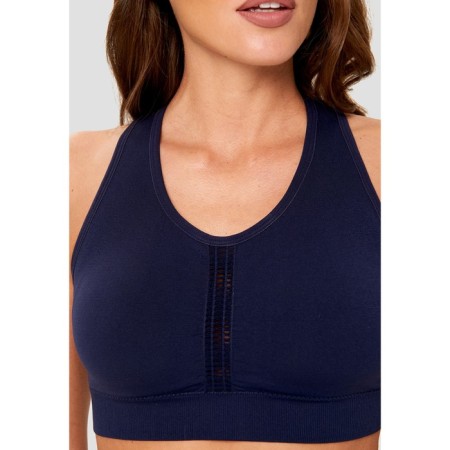 Women's bras, size m, dark blue color-2