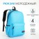 School backpack on lightning, 4 pockets, blue color
