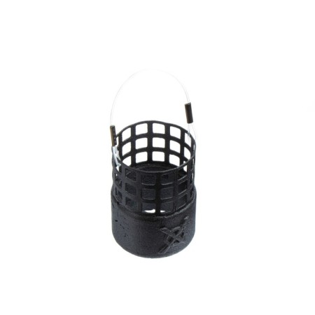 Metallic feeder X-Feeder ME Bullet Hawk M Perfo, Matt Black, 80 g, 30 ml-1