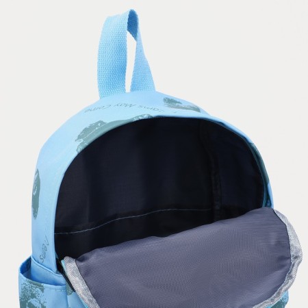 Baby backpack on lightning, blue color-3