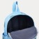 Baby backpack on lightning, blue color